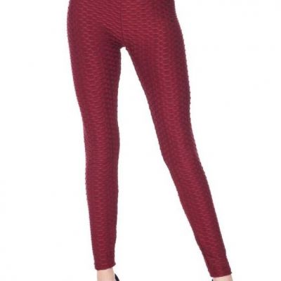Butt-Lifting Leggings Women's 1XL High-Waisted Booty Workout Yoga Pants NWT